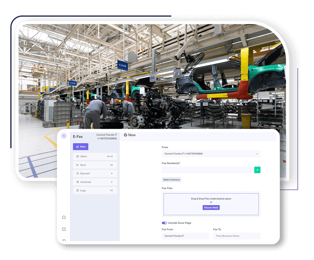 Manufacturing Company's Online Fax Solutions 