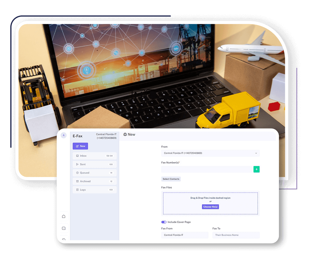 Secure Online Fax for Transport Business